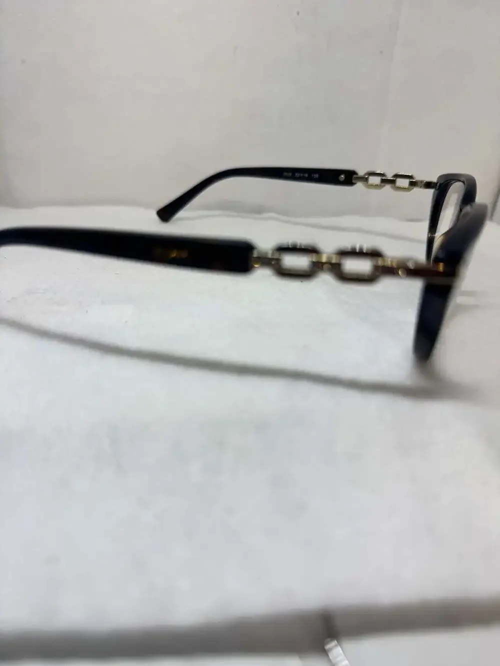 Michael Kors Frames Only MK4020B Cat-Eye Eyeglasses with Gold Chain Detail